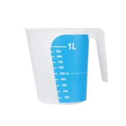 Merkloos Maatbeker 1000 Ml Blauw DBP