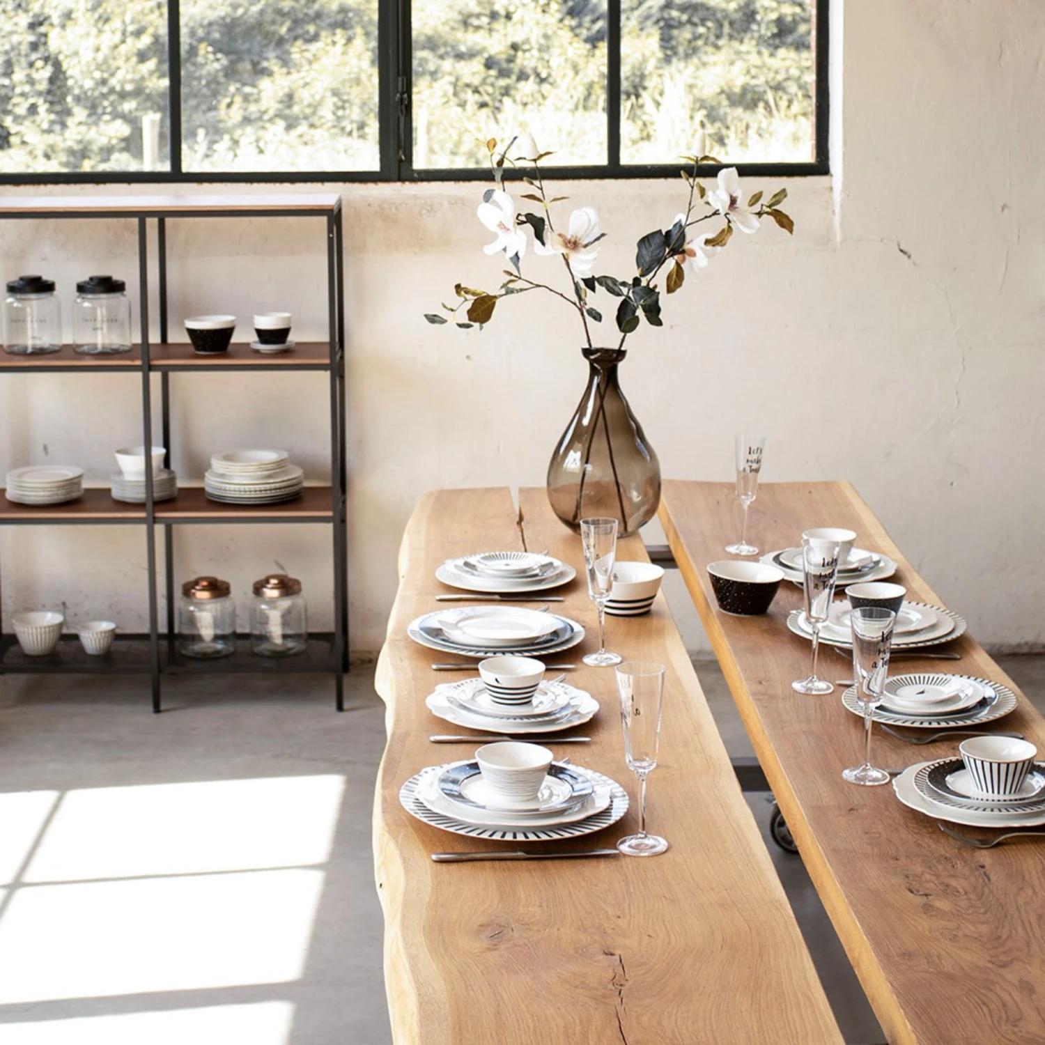 Dutch Rose Amsterdam Loft Dinerbord Plat 26 Cm Wit Glitter 3 Dutch Rose Amsterdam Loft Dinerbord Plat 26 Cm Wit Glitter - Afbeelding 3