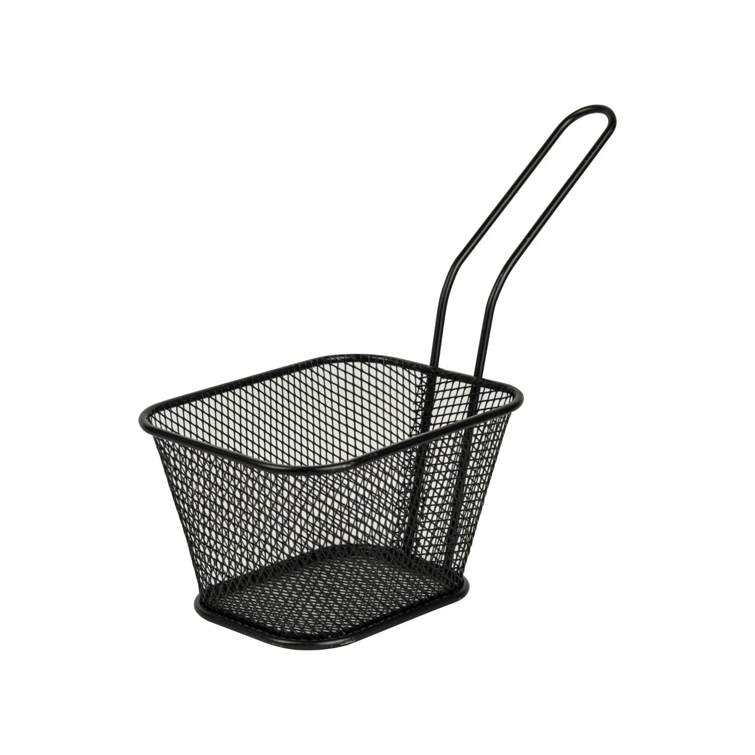 Gusta Frietmandje 10,5 X 8,5 Cm Mat Zwart 1 Gusta Frietmandje 10,5 X 8,5 Cm Mat Zwart