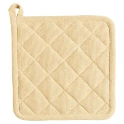 Linen & More Indi Pannenlap Pampas Geel 20x20 Cm