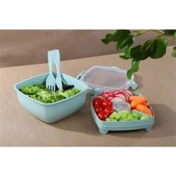 Sistema Renew Saladebak Meervaks 1.1 L Blauw -Keukenartikelen Verkoop 101 3567 8 1