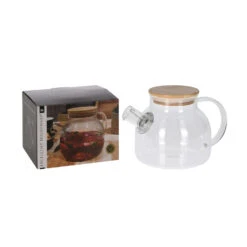 Excellent Houseware Theepot Borosilcaat 1 L -Keukenartikelen Verkoop 101 7884 3 1