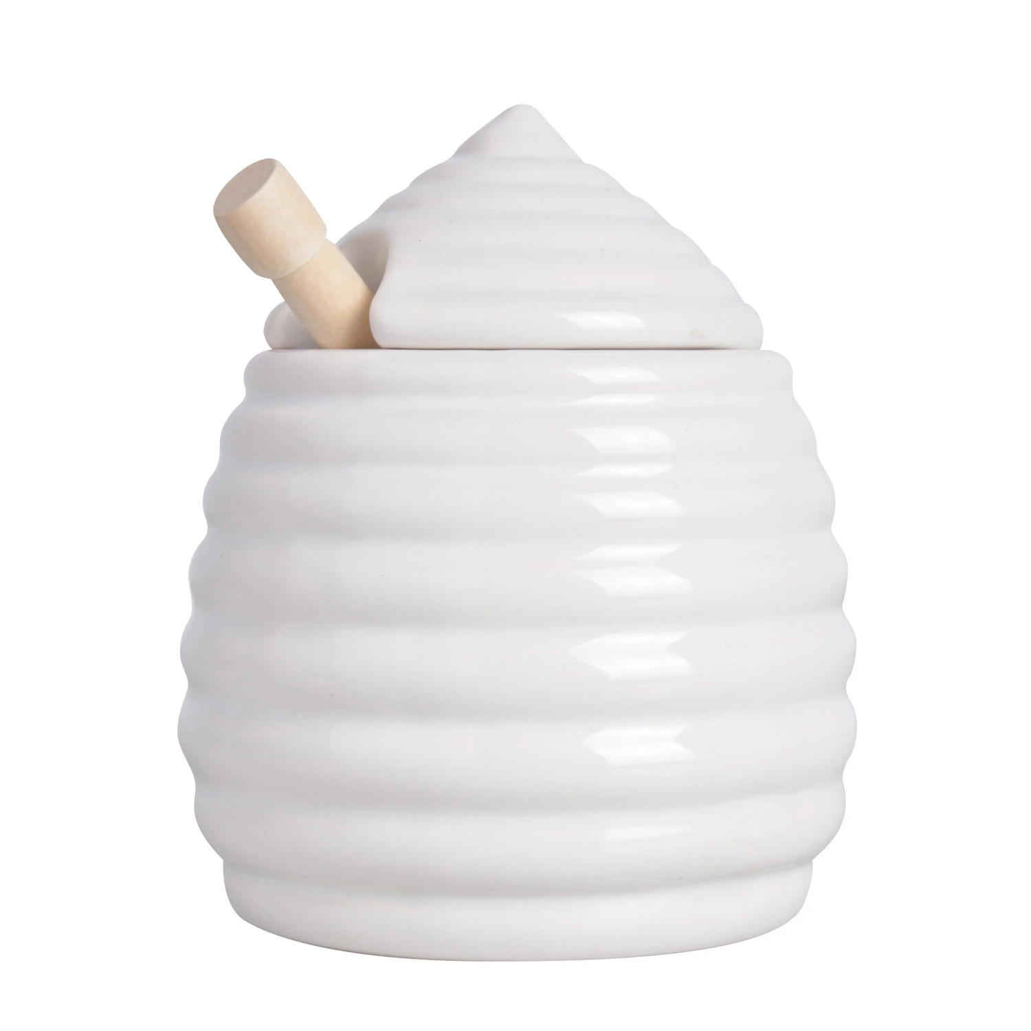 Honingpot Met Houten Lepel 1 Honingpot Met Houten Lepel