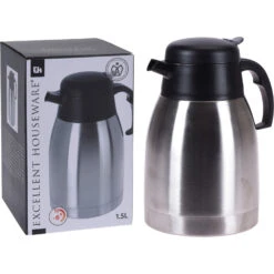 Excellent Houseware Koffiekan 1.5 Liter Rvs -Keukenartikelen Verkoop 102 0600 3 1