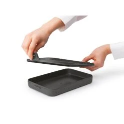 Brabantia Make & Take Lunchbox Plat Donkergrijs -Keukenartikelen Verkoop 102 2704 4 1