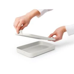 Brabantia Make & Take Lunchbox Plat Lichtgrijs -Keukenartikelen Verkoop 102 2841 3 1