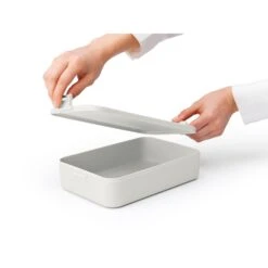 Brabantia Make & Take Lunchbox Groot Lichtgrijs -Keukenartikelen Verkoop 102 3121 3 1