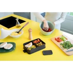 Brabantia Make & Take Bento Lunchbox Groot Donkergrijs -Keukenartikelen Verkoop 102 3480 5 1
