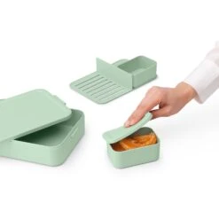 Brabantia Make & Take Bento Lunchbox Groot Jade Groen -Keukenartikelen Verkoop 102 3527 5 1