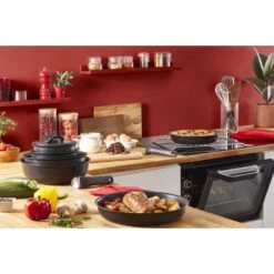 Tefal Set 3-delig (koekenpan 24/28 + Handgreep) -Keukenartikelen Verkoop 102 6389 8 1