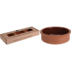 Excellent Houseware Tapasschalen Terracotta3 Stuks -Keukenartikelen Verkoop 102 8083 3 1