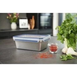 Tefal Masterseal RVS Vershouddoos Rechthoek 3.0 L -Keukenartikelen Verkoop 104 0710 5 1