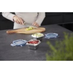 Tefal Masterseal RVS Vershouddoos Vierkant 0.2 L -Keukenartikelen Verkoop 104 0810 6 1