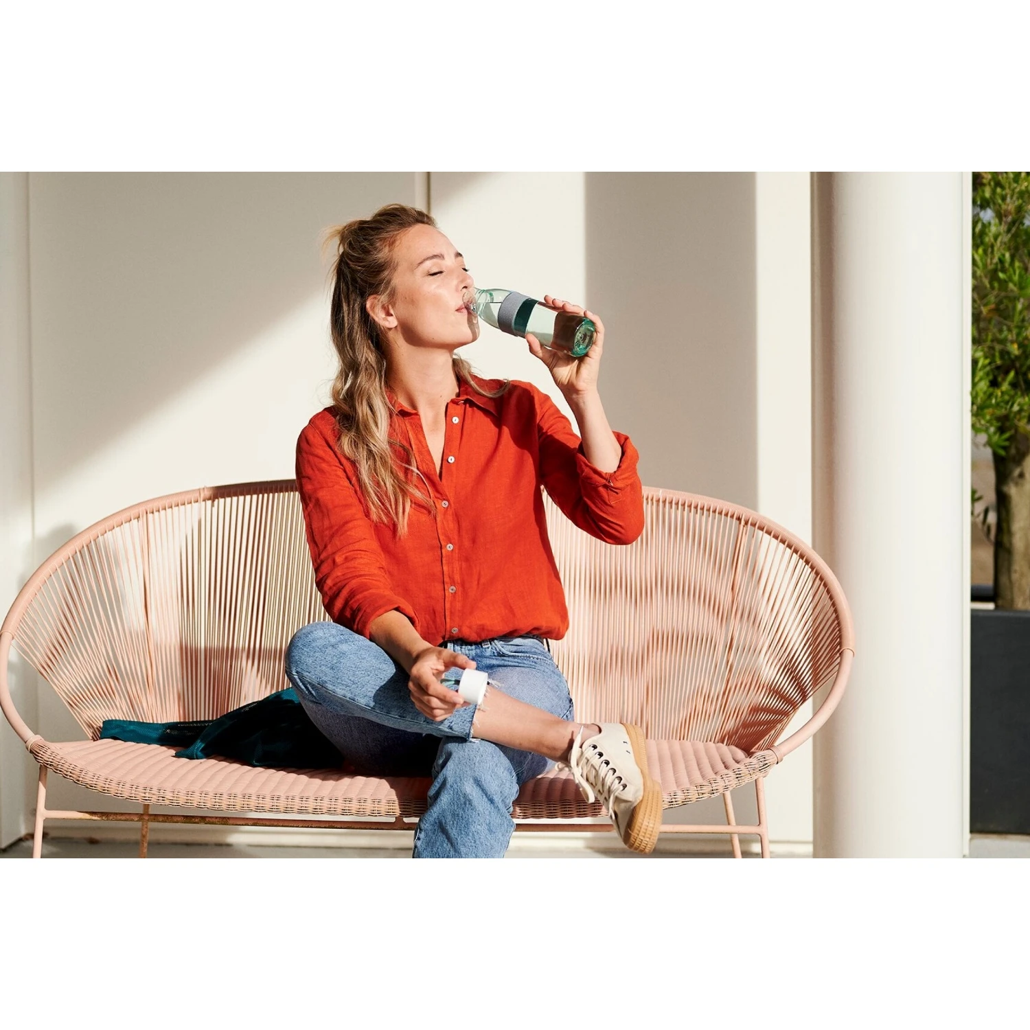 Mepal Ellipse Waterfles 0,7 L Nordic Green 2 Mepal Ellipse Waterfles 0,7 L Nordic Green - Afbeelding 2