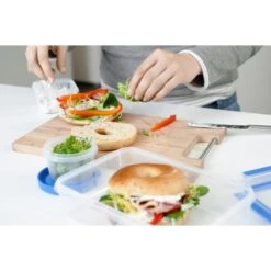 Tefal Fresh Vleeswarendoos Met Condensopvang Systeem - Inhoud2x0.6L - Rechthoe -Keukenartikelen Verkoop 104 8812 4 1