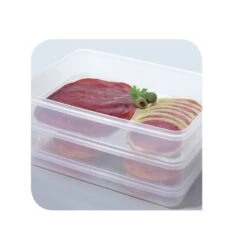 Tefal Fresh Vleeswarendoos Met Condensopvang Systeem - Inhoud2x0.6L - Rechthoe -Keukenartikelen Verkoop 104 8812 7 1