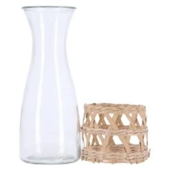 Merkloos Karaf Met Rattan 1200 Ml -Keukenartikelen Verkoop a391ba30b11e39a9bbeb54317aad0004